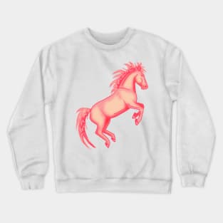 Pink Horse Crewneck Sweatshirt